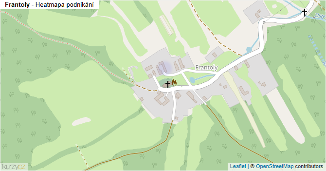 Frantoly - mapa podnikání