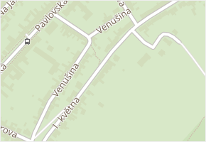 1. května v obci Mikulov - mapa ulice