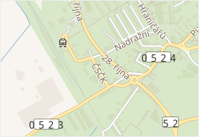 ČSČK v obci Mikulov - mapa ulice