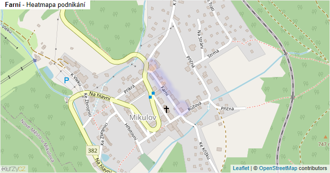 Farní - mapa podnikání