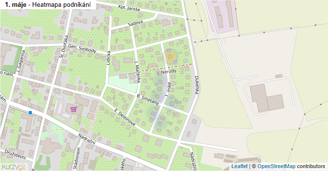 1. máje - mapa podnikání