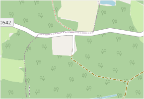 Kamenný kříž v obci Milevsko - mapa ulice