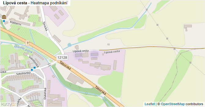 Lipová cesta - mapa podnikání