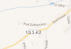 Pod Zvíkovcem v obci Milevsko - mapa ulice
