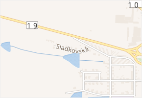 Sladkovská v obci Milevsko - mapa ulice