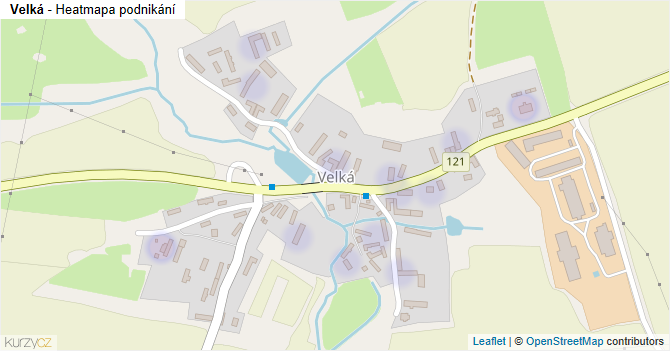 Velká - mapa podnikání