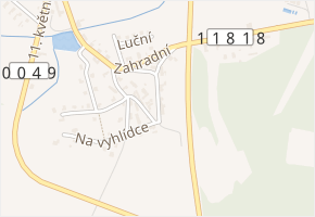 Kojetínská v obci Milín - mapa ulice