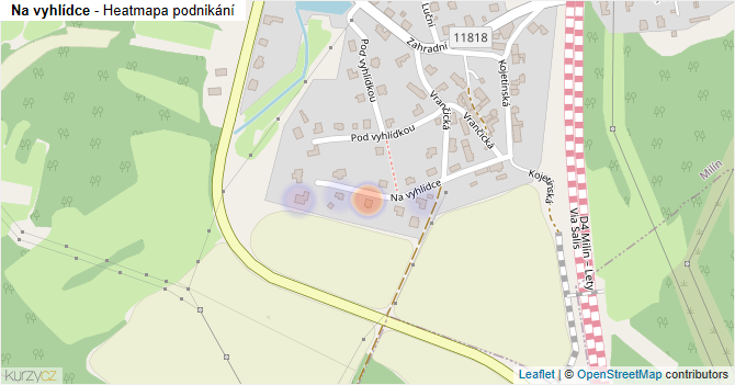 Na vyhlídce - mapa podnikání