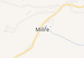 Milíře v obci Milíře - mapa části obce