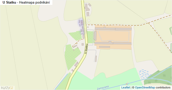 U Statku - mapa podnikání