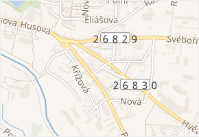 Lipová v obci Mimoň - mapa ulice