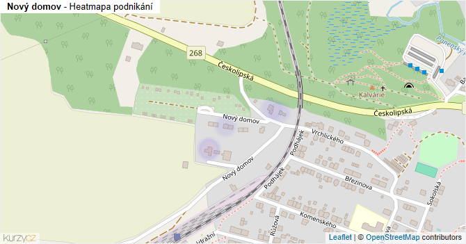 Nový domov - mapa podnikání