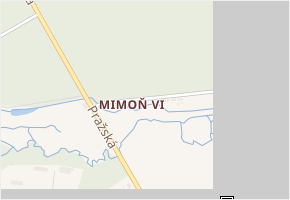 Ploužnice v obci Mimoň - mapa ulice