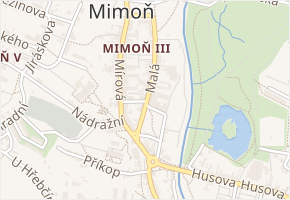 Poštovní v obci Mimoň - mapa ulice