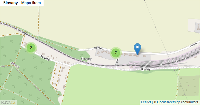 Slovany - mapa firem