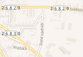 Staré nádraží v obci Mimoň - mapa ulice