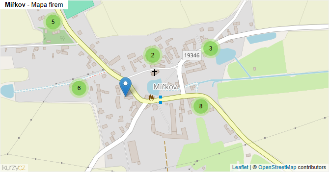 Mířkov - mapa firem