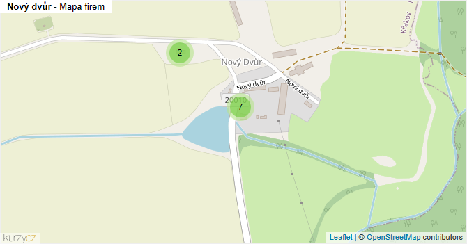 Nový dvůr - mapa firem