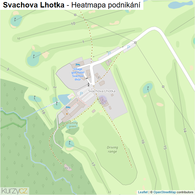 Mapa Svachova Lhotka - Firmy v části obce.