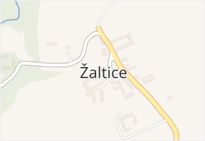 Žaltice v obci Mirkovice - mapa části obce