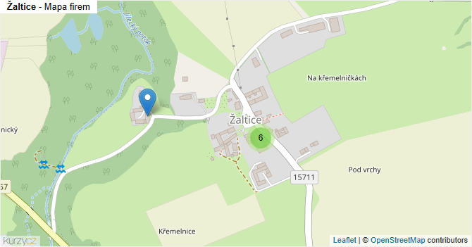 Žaltice - mapa firem