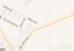 Havlíčkova v obci Miroslav - mapa ulice