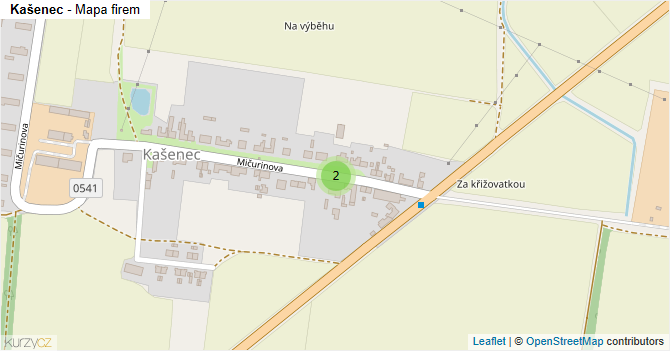 Kašenec - mapa firem