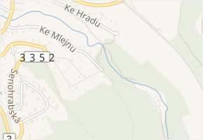 Ke Mlejnu v obci Mirošovice - mapa ulice