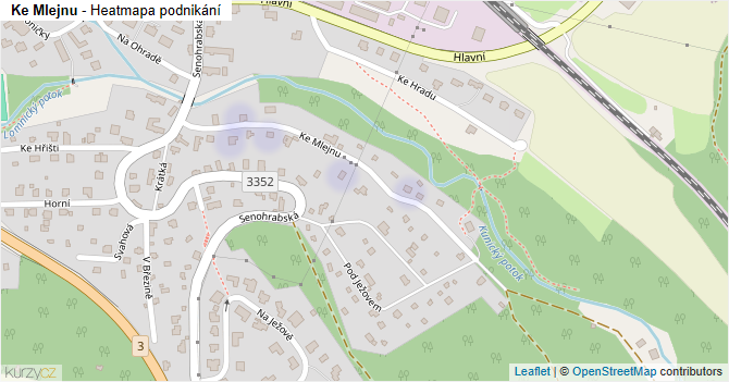 Ke Mlejnu - mapa podnikání