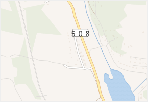 Na Oblouku v obci Mirošovice - mapa ulice