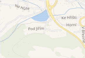 Pod Jiřím v obci Mirošovice - mapa ulice
