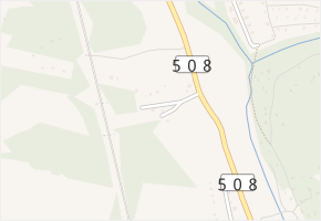Ve Vrbičkách v obci Mirošovice - mapa ulice