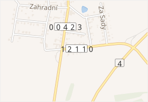 Cerhonická v obci Mirotice - mapa ulice