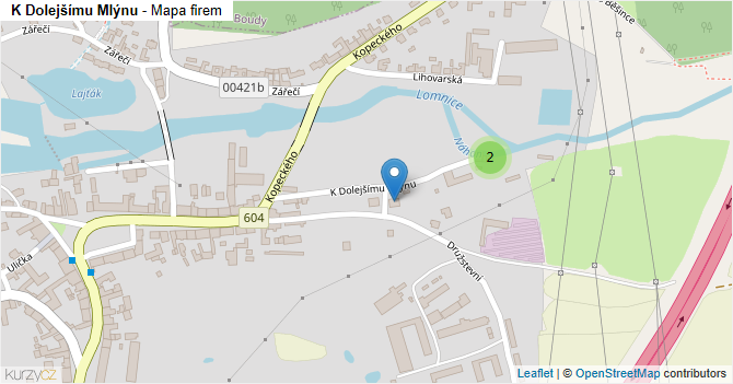 K Dolejšímu Mlýnu - mapa firem
