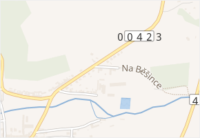 Na Běšince v obci Mirotice - mapa ulice