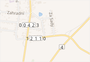 Na Homoli v obci Mirotice - mapa ulice