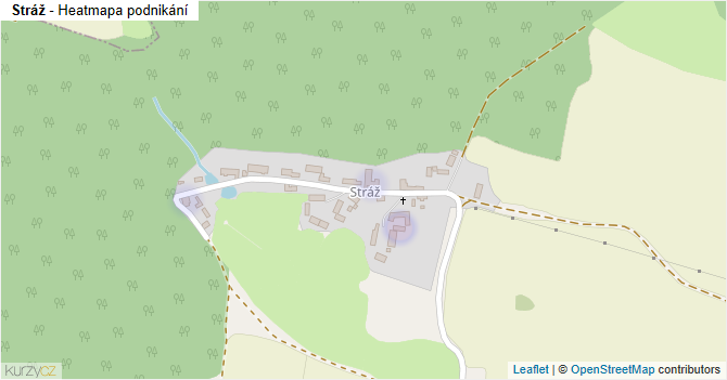 Stráž - mapa podnikání