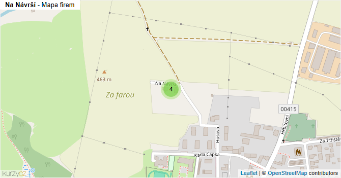 Na Návrší - mapa firem