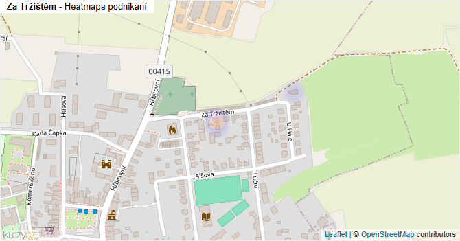 Za Tržištěm - mapa podnikání