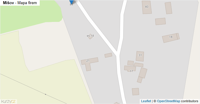 Míšov - mapa firem