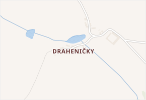 Draheničky v obci Mišovice - mapa části obce