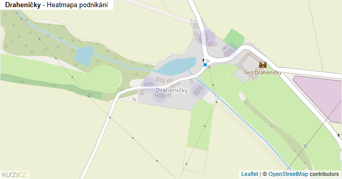 Draheničky - mapa podnikání