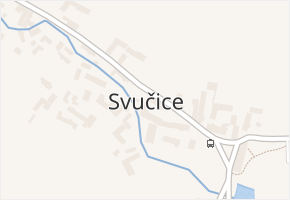 Svučice v obci Mišovice - mapa části obce