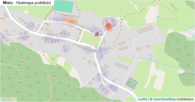 Místo - mapa podnikání