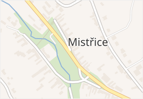 Mistřice v obci Mistřice - mapa části obce