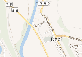 Jizerní v obci Mladá Boleslav - mapa ulice
