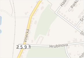 Vinecká v obci Mladá Boleslav - mapa ulice