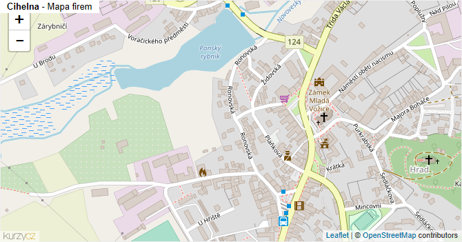 Cihelna - mapa firem