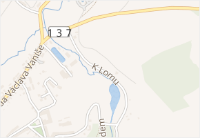 K lomu v obci Mladá Vožice - mapa ulice