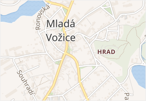 Krátká v obci Mladá Vožice - mapa ulice